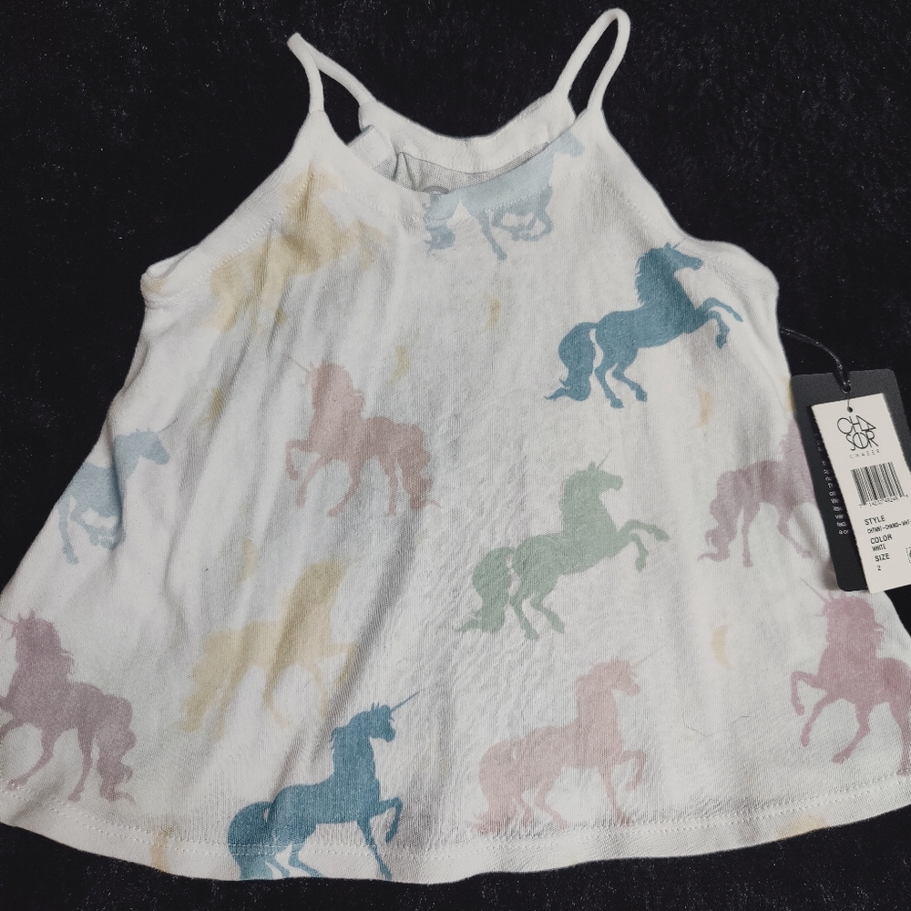 Chaser Baby Girl Unicorn Top
